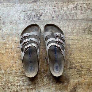 Birkenstock Florida Light Tan Leather